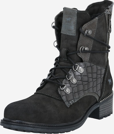 Stivaletto stringato MUSTANG di colore grigio scuro, Visualizzazione prodotti