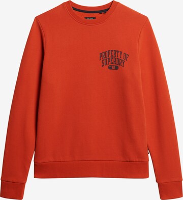 Sweat-shirt Superdry en orange : devant