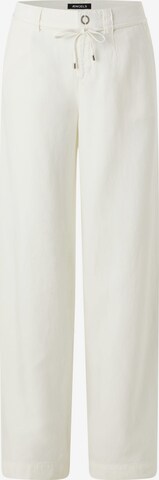 ÆNGELS Wide leg Pants in White: front