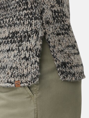 CAMEL ACTIVE Strickpullunder mit Stehkragen in Grau