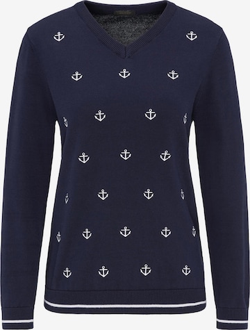 Pull-over Goldner en bleu : devant