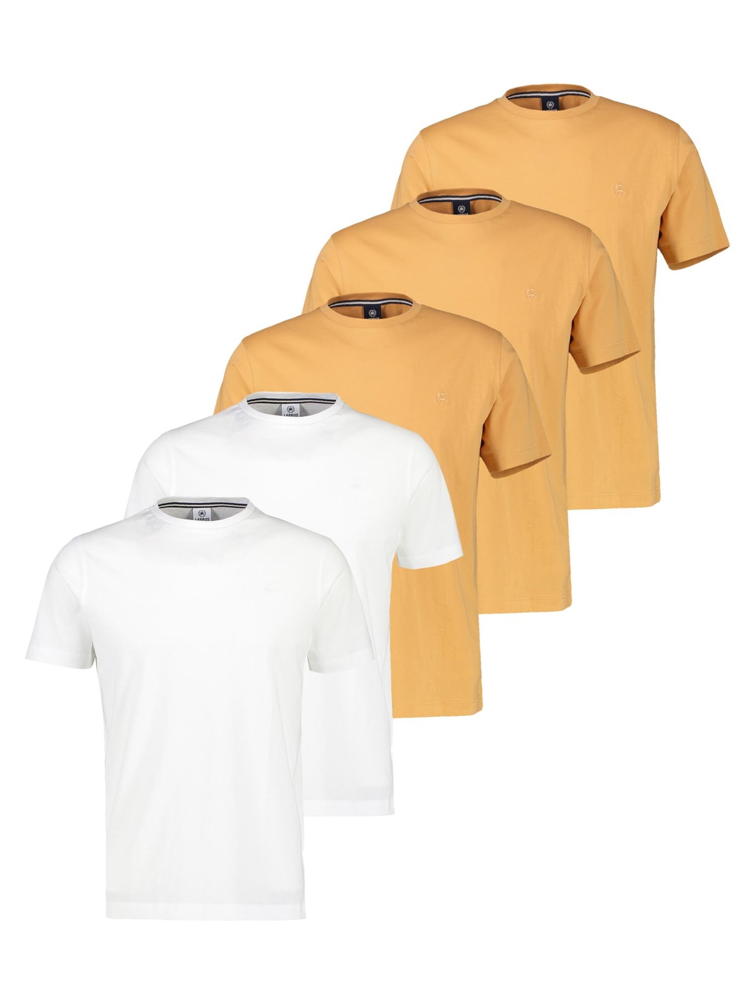 LERROS Shirt 'Basic'‌‌‌‌‌‌ in Gelb: Vorderseite