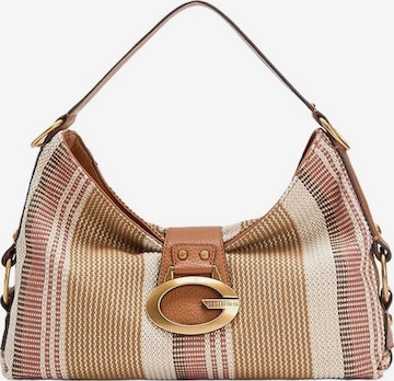 Borsa a spalla 'AB930818' di GUESS in marrone: frontale