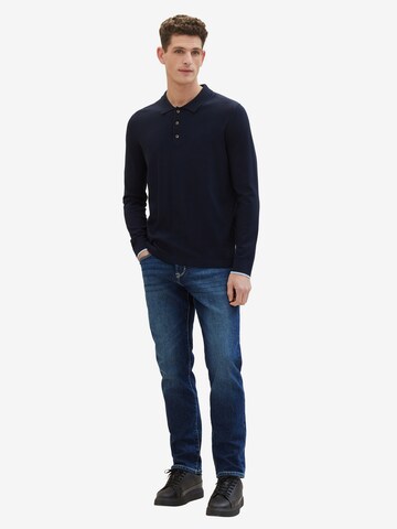 Coupe slim Jean 'Josh' TOM TAILOR en bleu