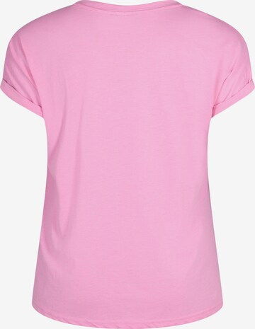 Zizzi Shirt 'Katja' in Roze