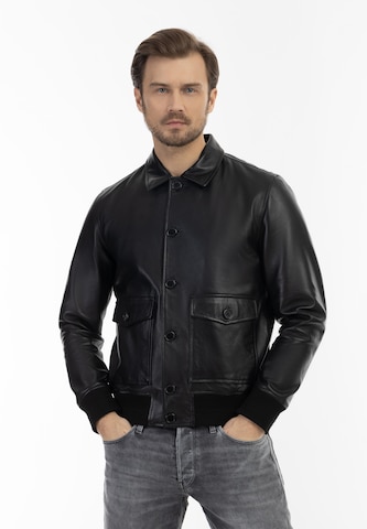 Veste mi-saison DreiMaster Vintage en noir : devant