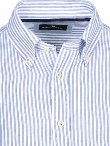 Coupe regular Chemise Steppin' out en bleu
