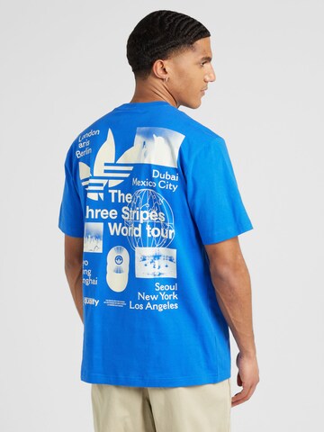 ADIDAS ORIGINALS - Camiseta en azul: frente