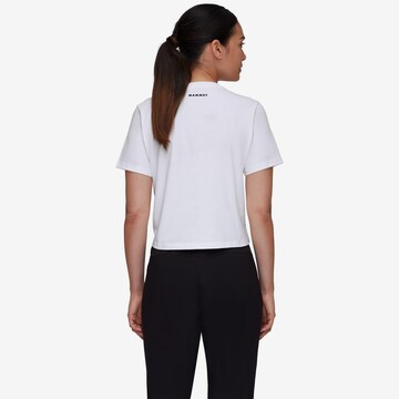 MAMMUT - Camiseta funcional 'Massone' en blanco