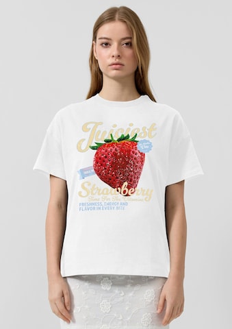 QS Shirt in White: front