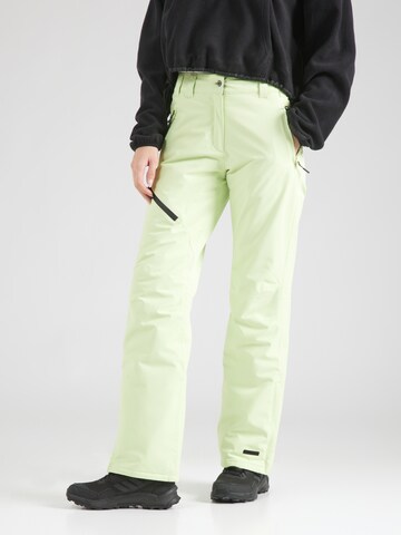 ICEPEAK - regular Pantalón deportivo 'Curlew' en verde: frente