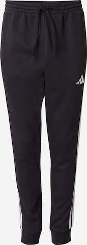 juoda ADIDAS SPORTSWEAR Siaurėjantis Sportinės kelnės: priekis