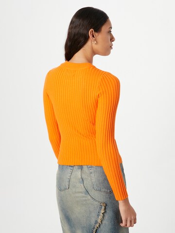PIECES Пуловер 'CRISTA' в оранжево