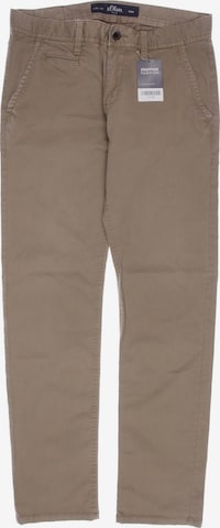 s.Oliver Pants in 31 in Beige: front
