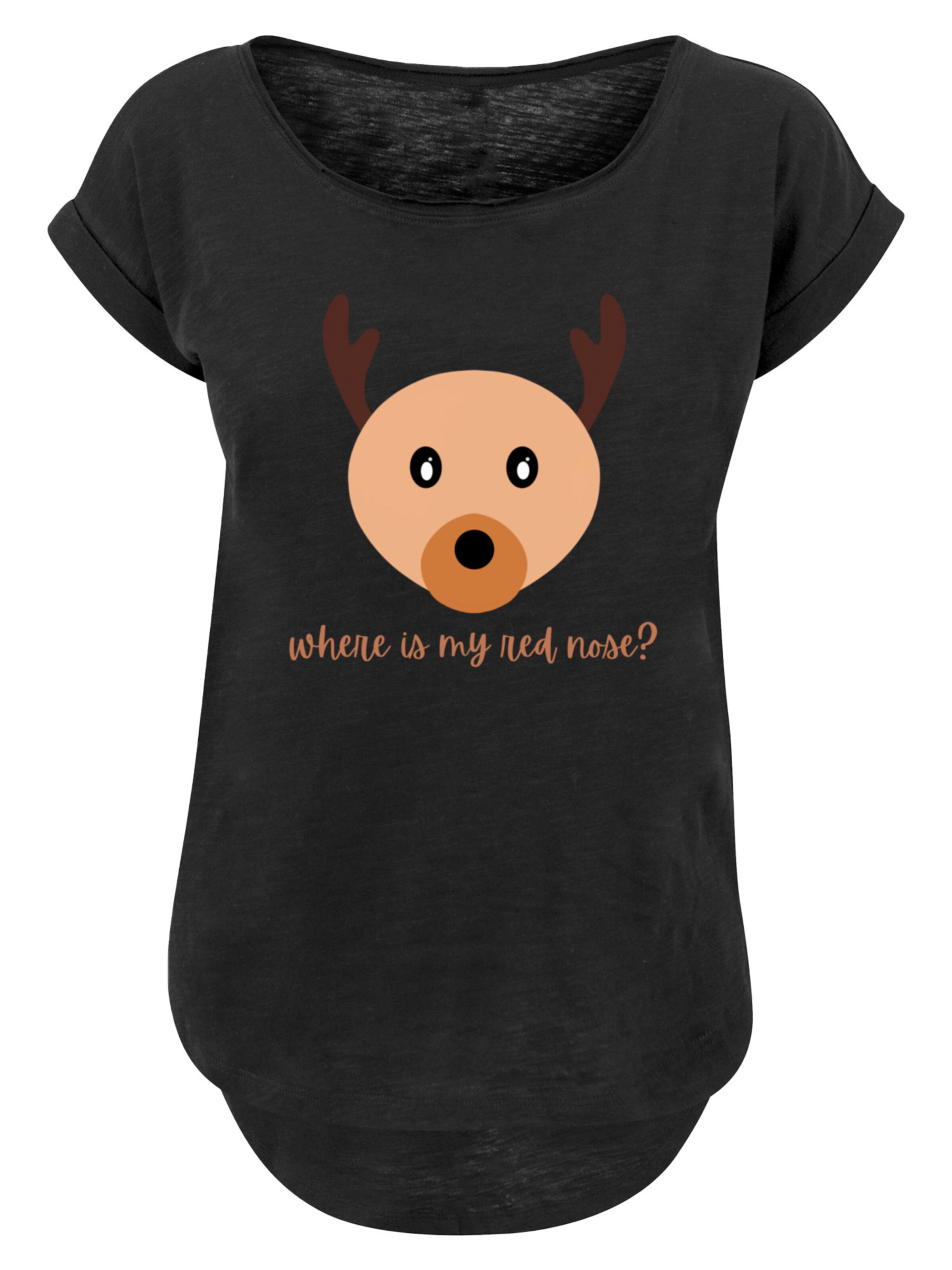 T-shirt F4NT4STIC en noir : devant