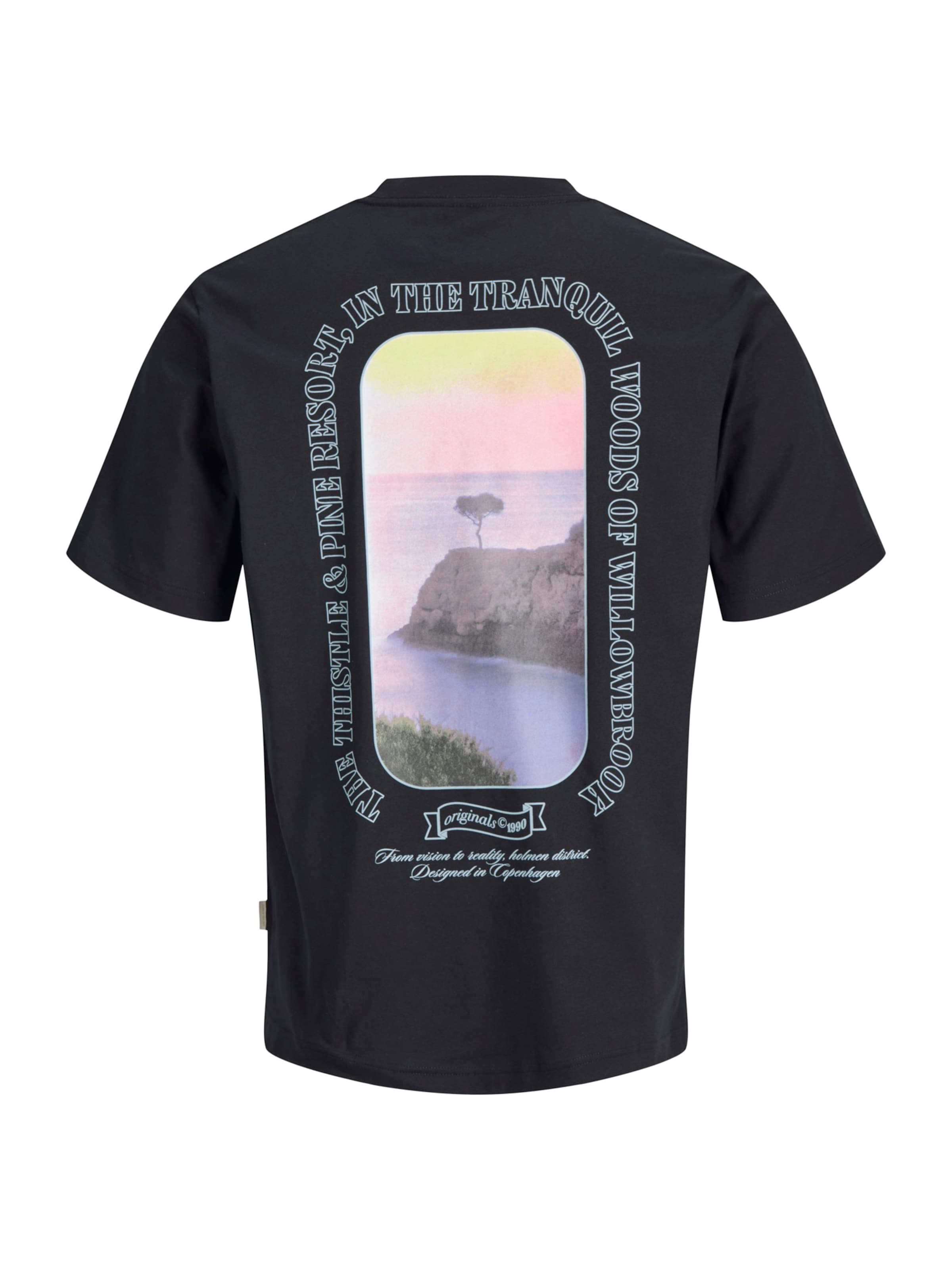 JACK & JONES Paita 'JORMONTAUK' värissä musta