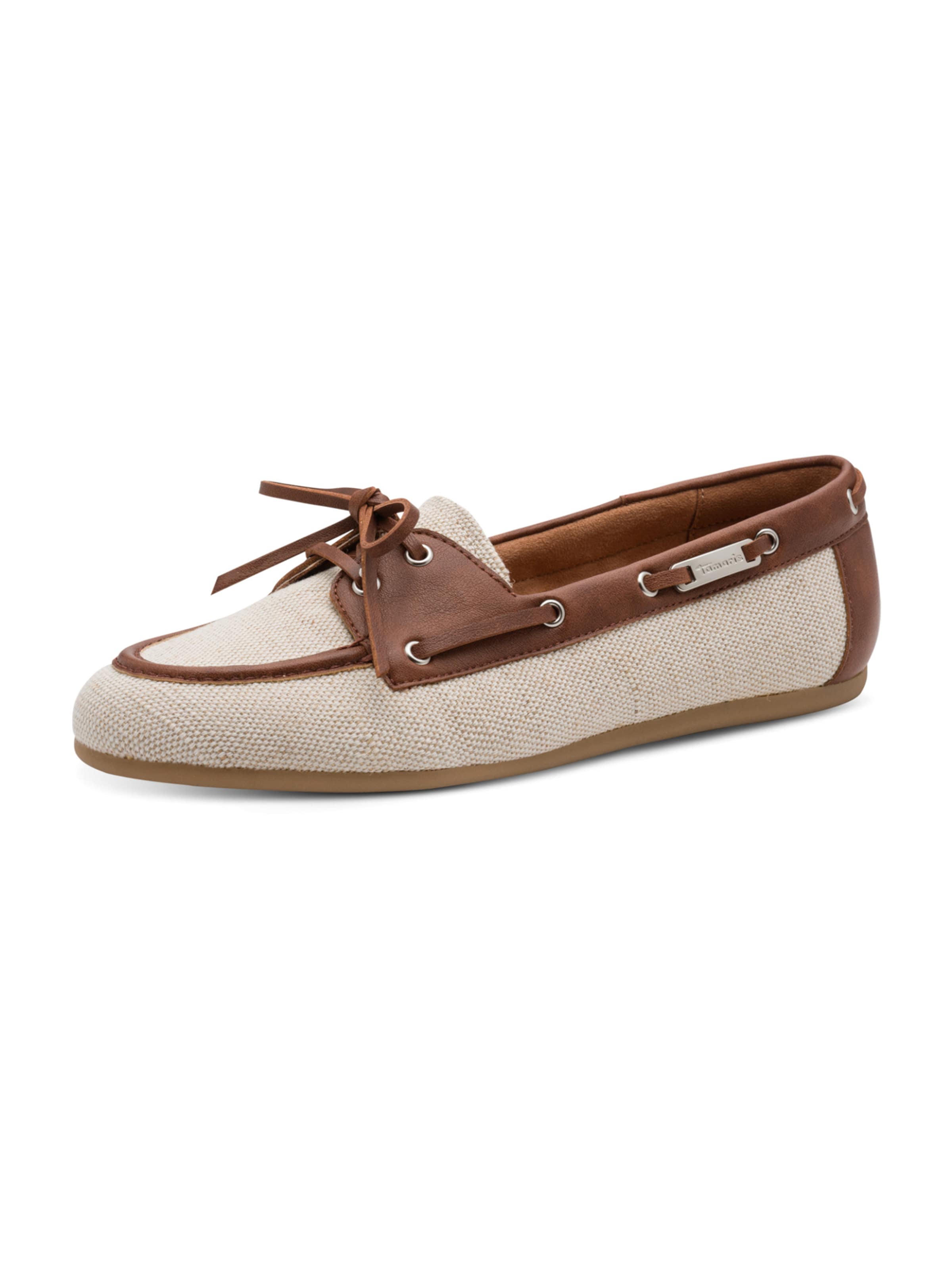 Mocassin Tamaris en beige : devant
