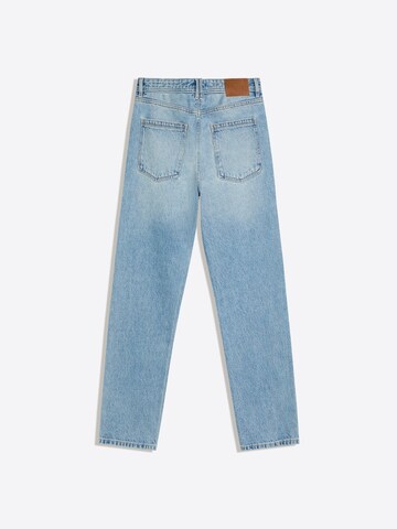 Bershka Štandardný strih Džínsy - Modrá