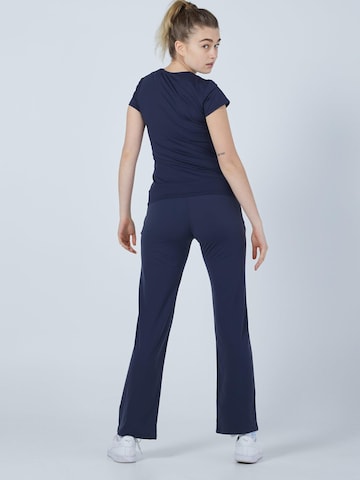 SPORTKIND Functioneel shirt 'V-Neck' in Blauw