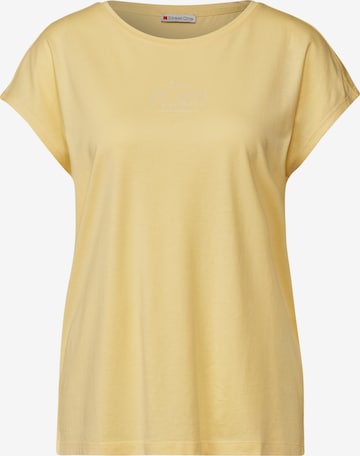 STREET ONE T-Shirt in Gelb: Vorderseite