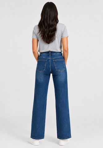Wide Leg Jean Elara en bleu