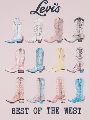 Levi's Kids - Camiseta 'LEVI'S kids LVG BOOTS OVERSIZED SS TEE T-SHIRT' en rosa