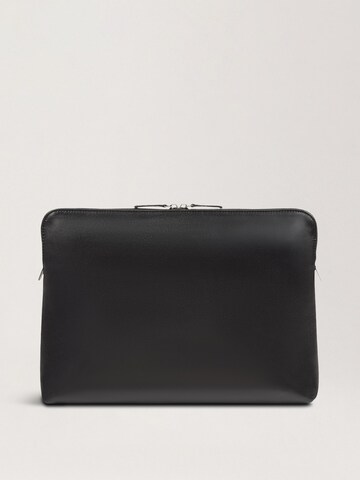 NEGOTIA Leather Laptoptas 'Mantle 14''' in Zwart