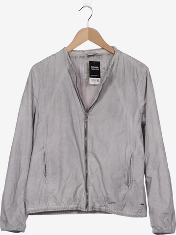 Calvin Klein Jeans Jacke XL in Grau: predná strana