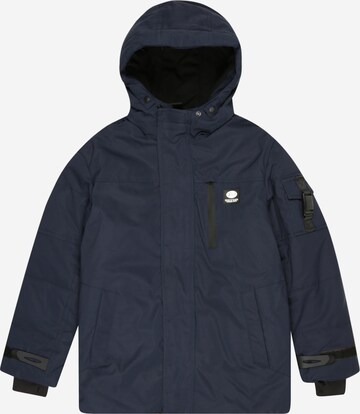 Petrol Industries Winter Jacket in Blue: front