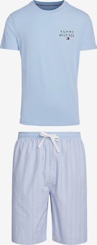 Pyjama court Tommy Hilfiger Underwear en bleu : devant
