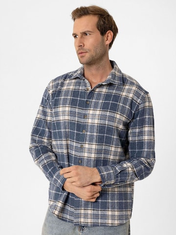 Moxx Paris Regular fit Srajca 'Jules' | modra barva: sprednja stran