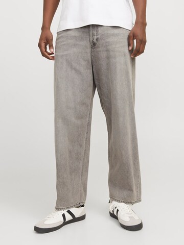 JACK & JONES Loosefit Jeans 'JJIron JJOriginal' in Grau: Vorderseite