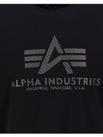 ALPHA INDUSTRIES T-Shirt 'Carbon' in Schwarz