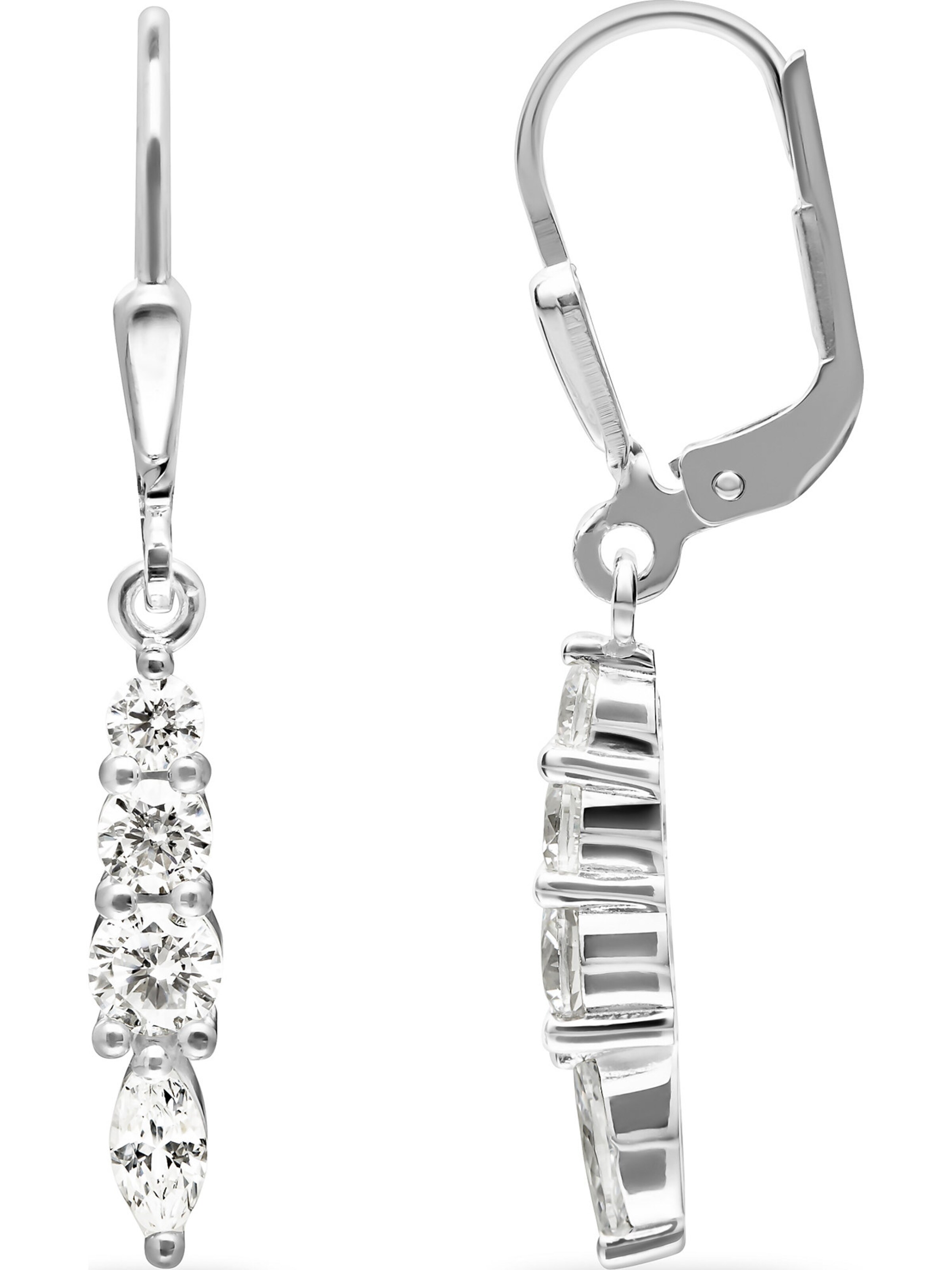 FAVS Ohrringe in Silber: Vorderseite