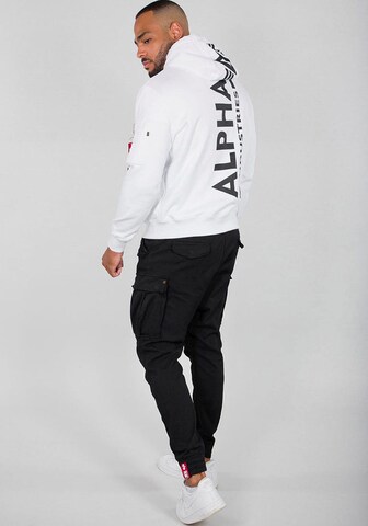 Sweat-shirt ALPHA INDUSTRIES en blanc