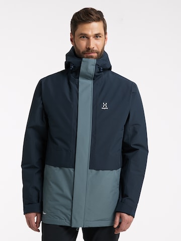 Haglöfs Outdoor jacket 'Salix Proof Mimic' in Blue: front