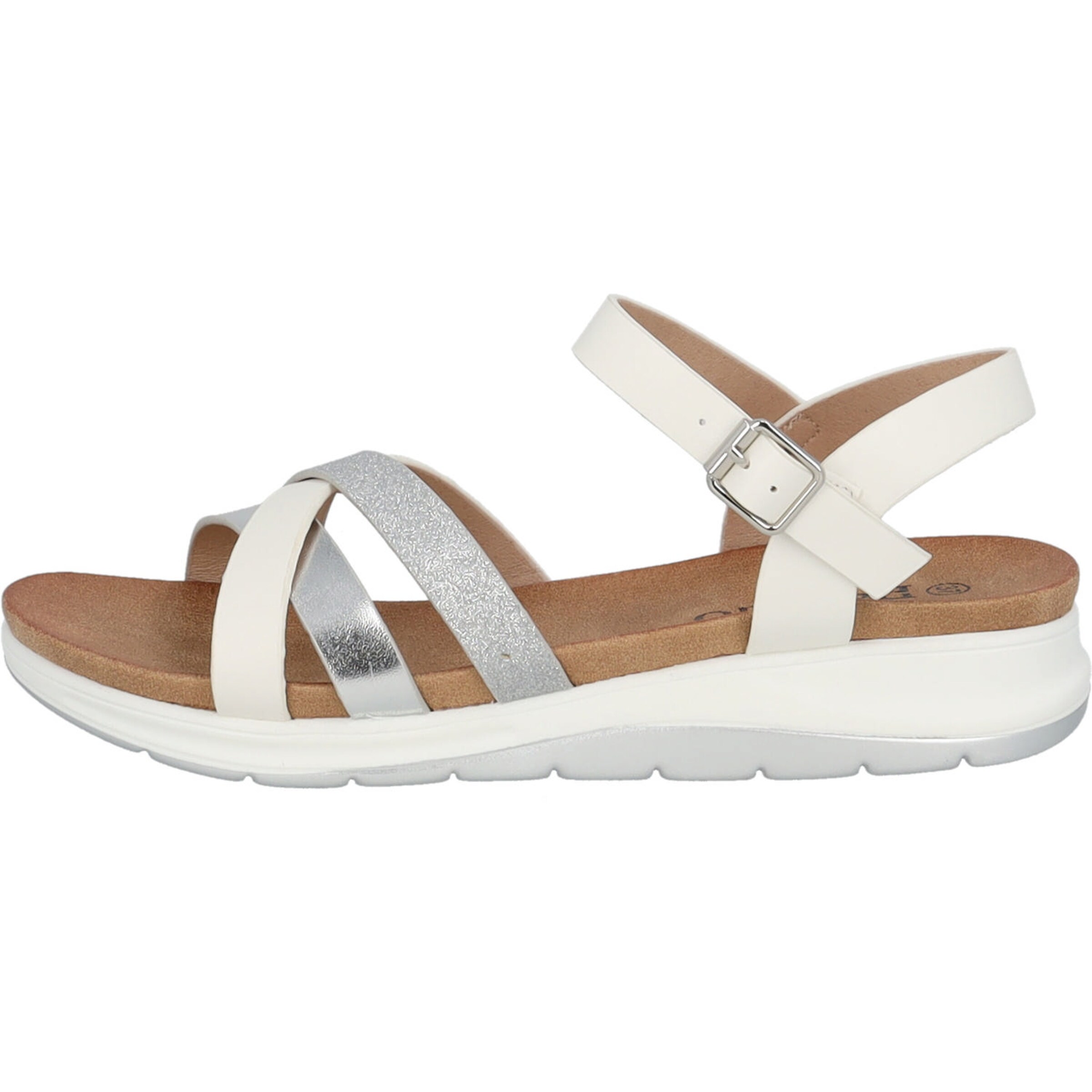 Palado Sandali 'Jantai' | bela barva: sprednja stran