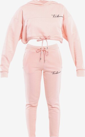 Tom Barron Sweatshirt in Roze: voorkant