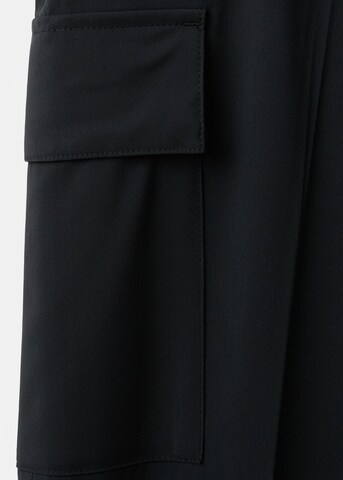 MANGO MAN Regular Chino Pants 'Travel' in Black