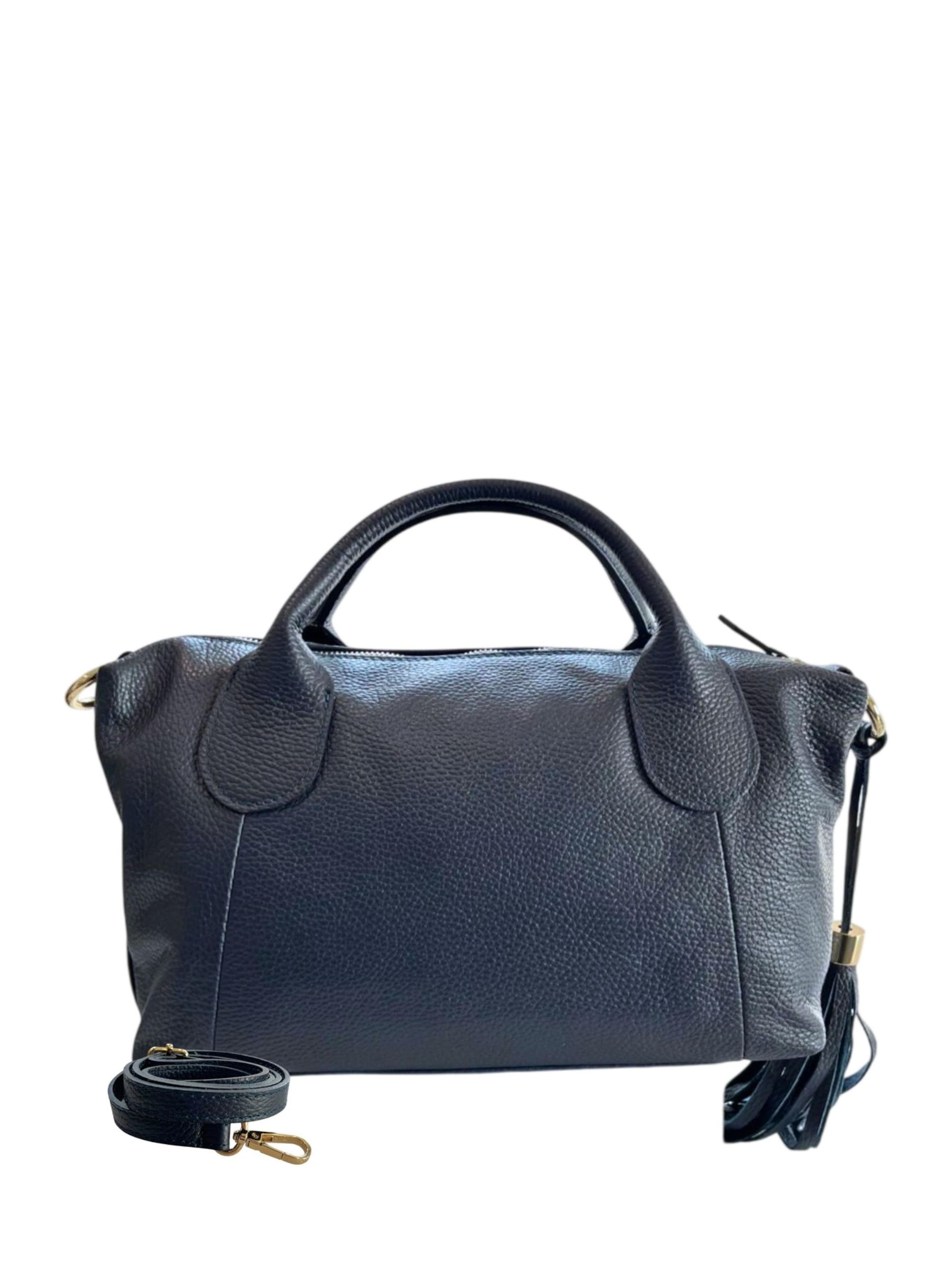 Borsa a mano 'Borsa a Mano Donna Pelle Vacchetta 100% - Modello Lucca Baldinini' di Baldinini Trend in blu