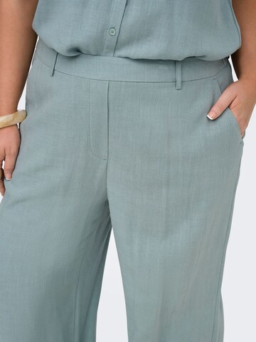 ONLY Carmakoma - Pierna ancha Pantalón de pinzas 'CARSiesta' en verde