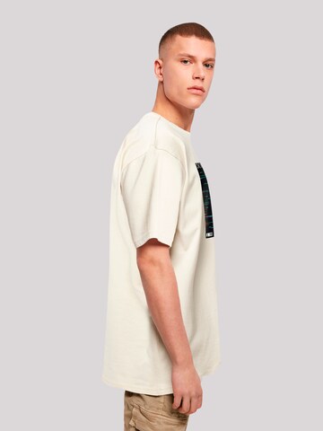 T-Shirt 'Honeyflix and Chill' F4NT4STIC en beige