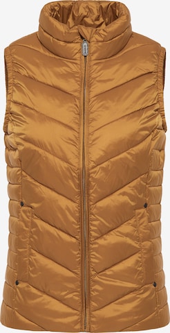 DreiMaster Klassik Vest in Brown: front