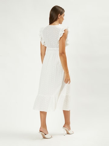 Robe 'Sangalo' Influencer en blanc