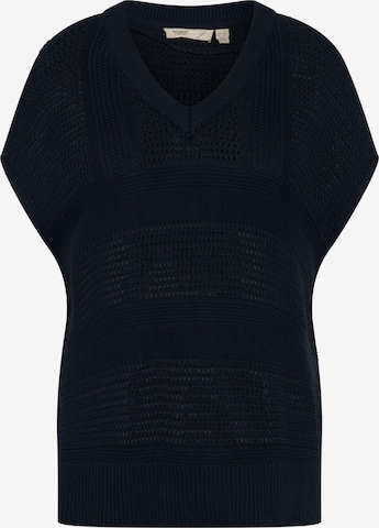 Ulla Popken Pullover  (GOTS) in Blau: predná strana