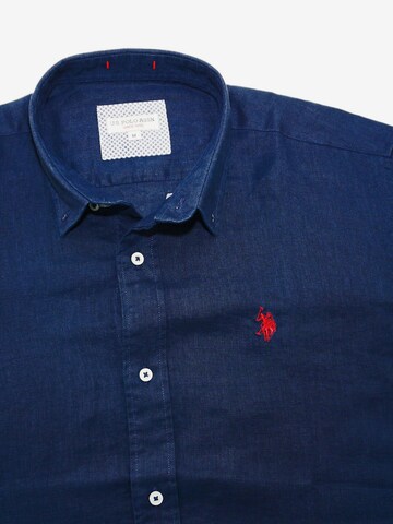 U.S. POLO ASSN. Regular fit Button Up Shirt in Blue