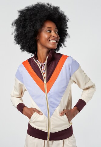 Vestes d’entraînement 'Falling For You' 4funkyflavours en beige : devant