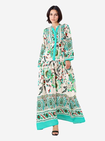 Bigdart - Vestido em azul: frente