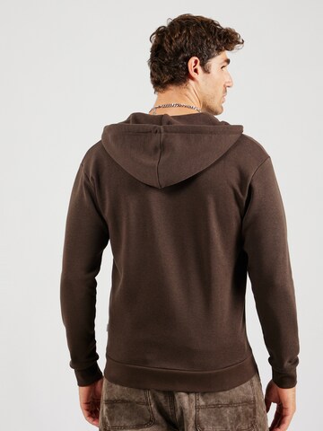 Giacca di felpa 'JJEBradley' di JACK & JONES in marrone