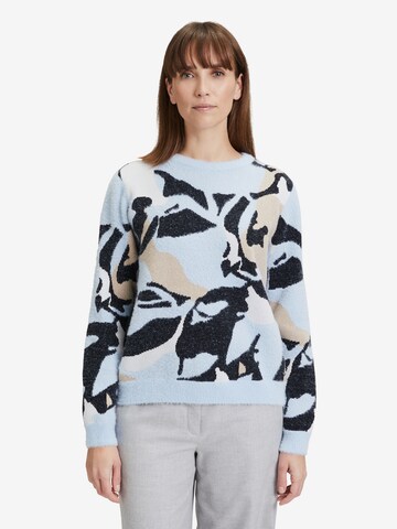 Pull-over Betty & Co en bleu : devant